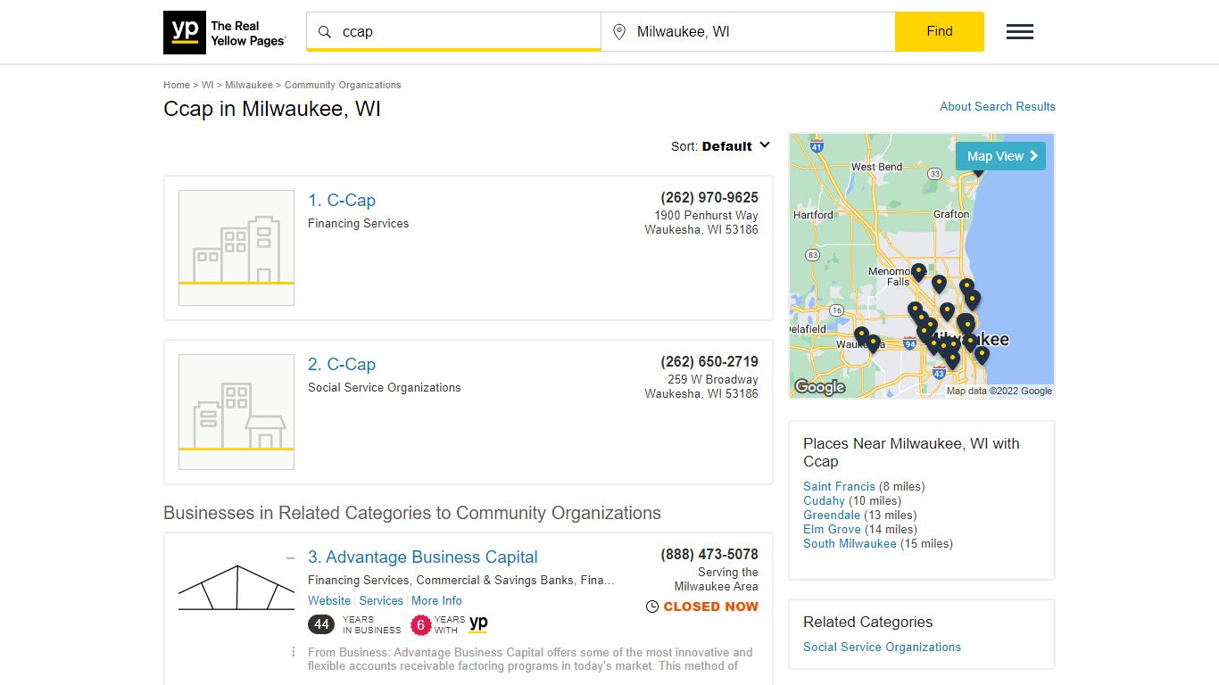 Ccap in Milwaukee, WI with Reviews - YP.com - Yellow Pages